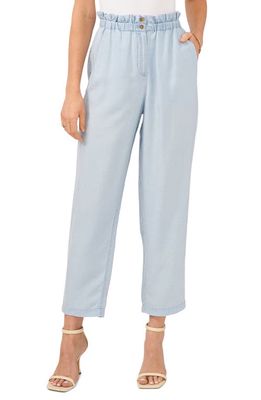 Vince Camuto Paperbag Waist Crop Pants in Arctic Surf