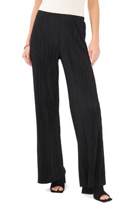 Vince Camuto Pleated Wide Leg Pants in Rich Black