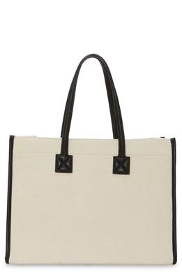 Vince Camuto Saly Canvas Tote in Natural