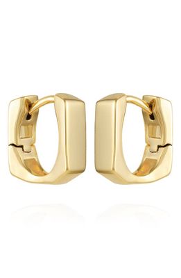 Vince Camuto Small Square Huggie Hoop Earrings in Gold