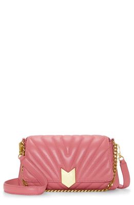 Vince Camuto Theon Quilted Leather Crossbody Bag in Desire