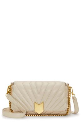 Vince Camuto Theon Quilted Leather Crossbody Bag in Swan Sheep Hunter