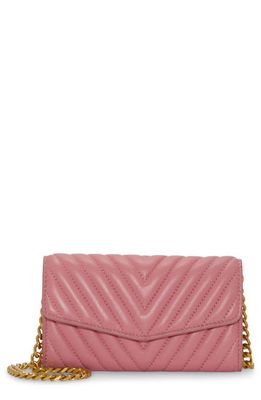 Vince Camuto Theon Quilted Wallet on a Chain in Desire