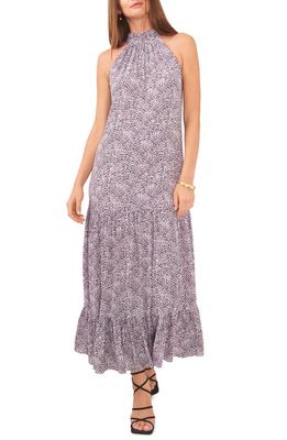 Vince Camuto Tiered Halter Dress in Pink Chalk