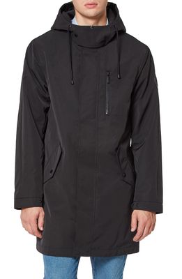 Vince Camuto Transitional Hooded Rain Parka in Black