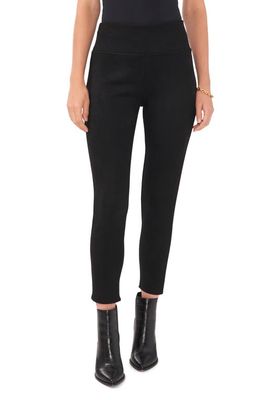 Vince Camuto Wide Waistband Leggings in Rich Black