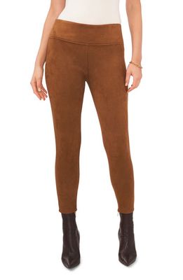 Vince Camuto Wide Waistband Leggings in Vicuna