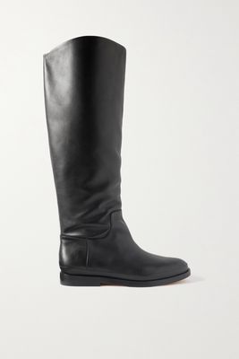 Vince - Carleigh Leather Knee Boots - Black