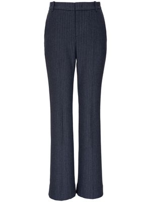 Vince chalk-stripe straight-leg trousers - Grey