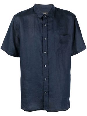 Vince chest patch-pocket detail shirt - Blue