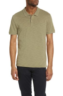 Vince Classic Regular Fit Polo in Dried Sage