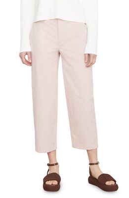 Vince Cotton Crop Pants in Rose Pearl