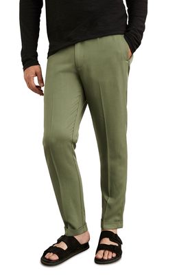 Vince Cuffed Slim Fit Trousers in Yucca Pine