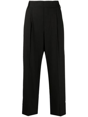 Vince Drapey cropped-leg trousers - Black