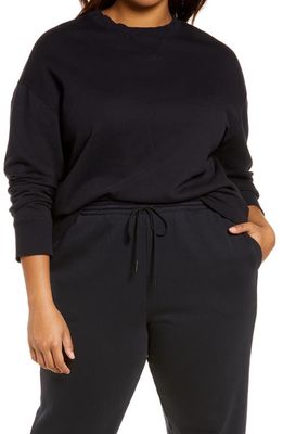 Vince Essential Cotton Sweater in Coastal