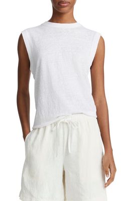 Vince Hemp Drawstring Shorts in Off White