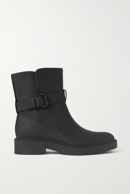 Vince - Kaelyn Leather Ankle Boots - Black