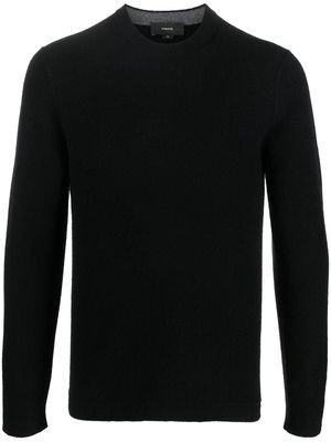 Vince long-sleeve cashmere sweater - Black