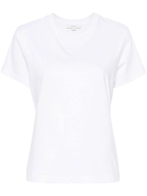 Vince mélange cotton T-shirt - White