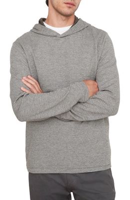 Vince Men's Jacquard Hoodie in Frog/Off White