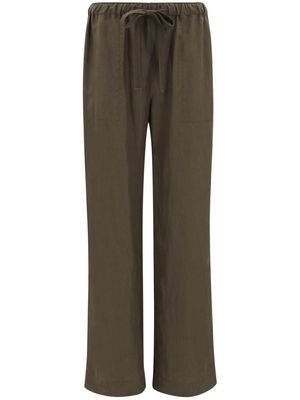 Vince mid-rise drawstring trousers - Brown