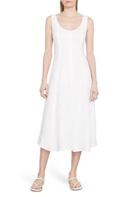 Vince Panelled Sleeveless Dress in Off White