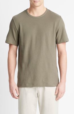 Vince Pima Cotton Piqué T-Shirt in Carrillo Green