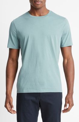 Vince Pima Cotton T-Shirt in Light Mirage Teal