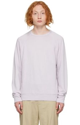 Vince Purple Garment Dye Sweatshirt