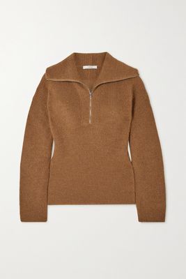 Vince - Ribbed-knit Sweater - Brown