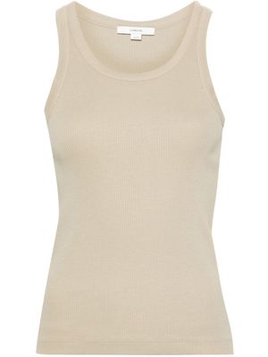 Vince ribbed tank top - Neutrals
