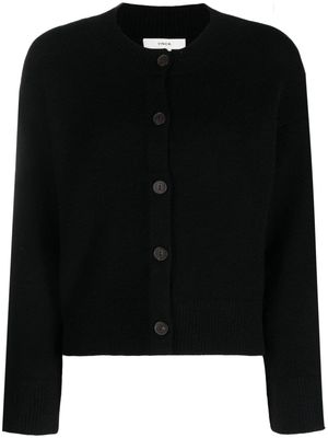 Vince round-neck wool blend cardigan - Black