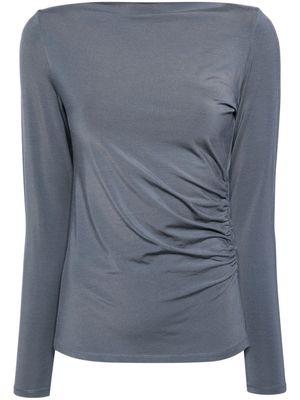 Vince ruched long-sleeve top - Grey