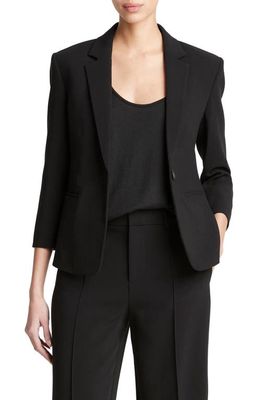 Vince Shrunken Blazer in Black