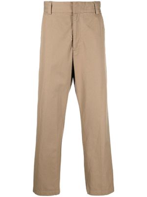 Vince straight-leg chino trousers - Brown