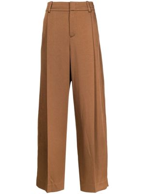Vince tailored wide-leg trousers - Brown