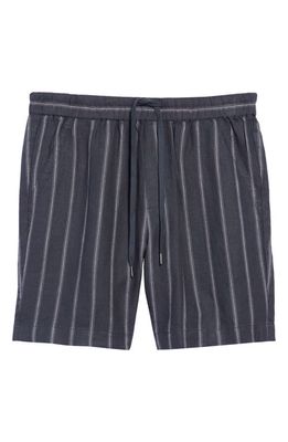 Vince Windsor Stripe Drawstring Shorts in Coastal