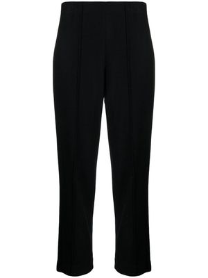 Vince wool-blend cropped trousers - Black