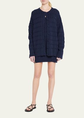 Vincent Cable Cardigan Sweater