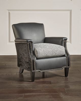 Vincent Leather & Hide Club Chair