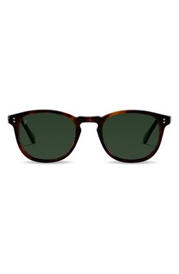 Vincero 45mm Polarized Round Sunglasses in Tortoise/Black