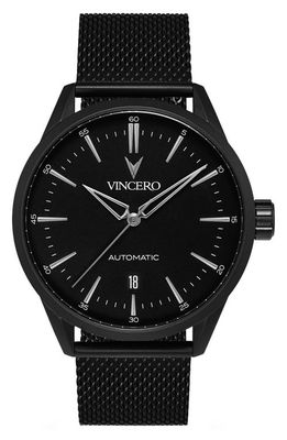 Vincero Icon Automatic Mesh Strap Watch