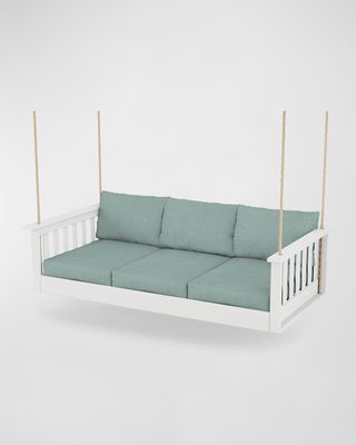 Vineyard Daybed Swing in White