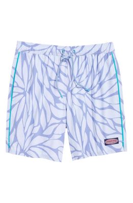 vineyard vines Chappy Print Swim Trunks in In Full Bloom - Ice