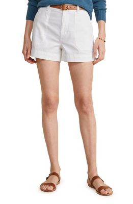 vineyard vines Cotton Utility Chino Shorts in White Cap