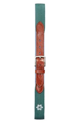 vineyard vines Kids' Holiday Icon Fabric Belt in 342 Charle