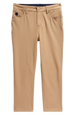 vineyard vines Kids' On-The-Go Stretch Cotton Pants in Officer Khaki
