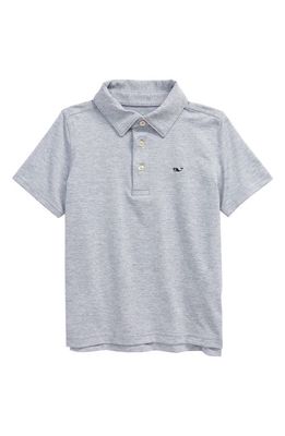 vineyard vines Kids' St. Jean Stripe Sankaty Performance Polo in Stripe Ham
