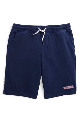 vineyard vines Kids' Sun Washed Knit Jetty Shorts in Vineyard Navy