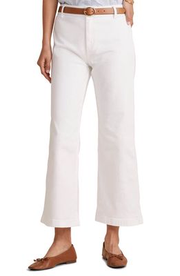 vineyard vines Mariner Crop Wide Leg Jeans in White Cap